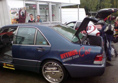 Autodax na výstavách - Rytmus car