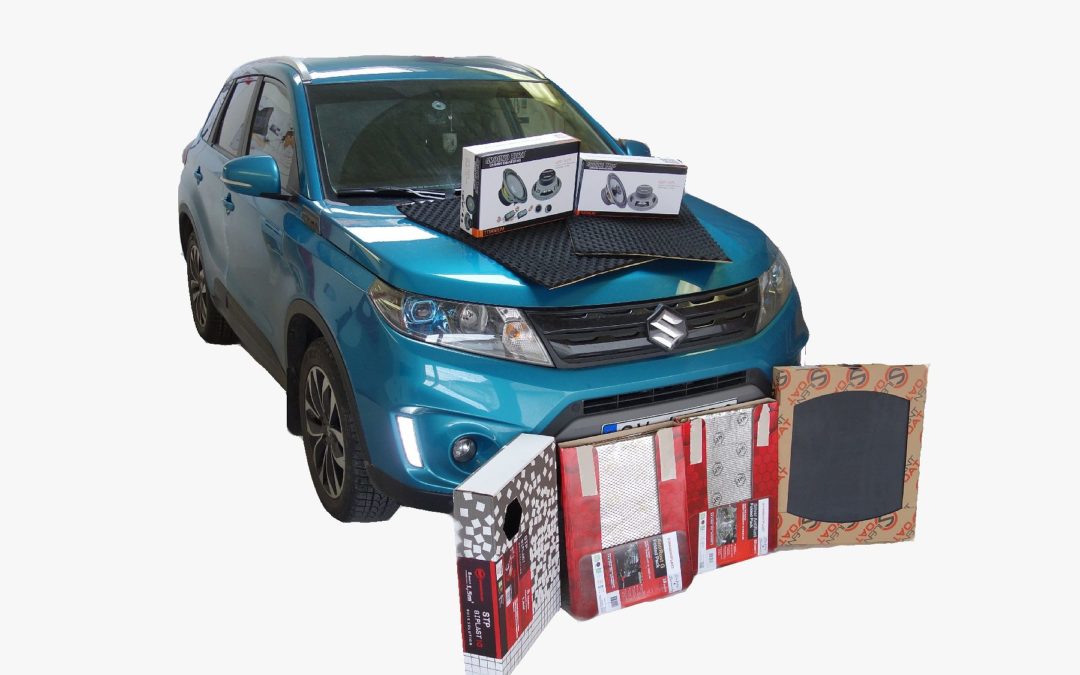 SUZUKI Vitara 2015 – vytlmenie dverí a výmena reproduktorov